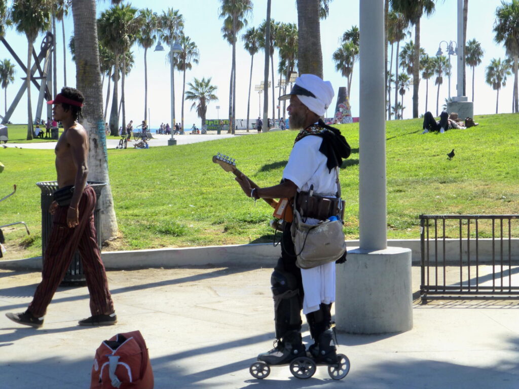 Harry Perry am Venice Beach, Los Angeles