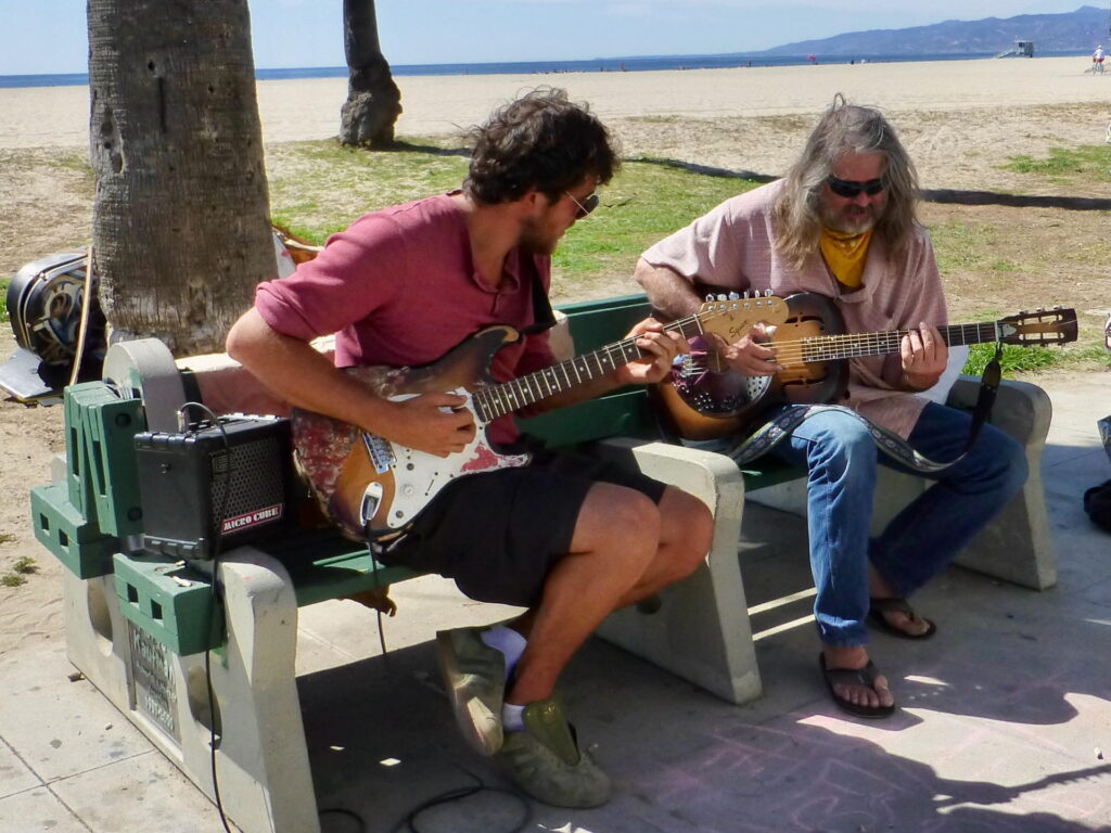 Musiker am Venice Beach, Los Angeles