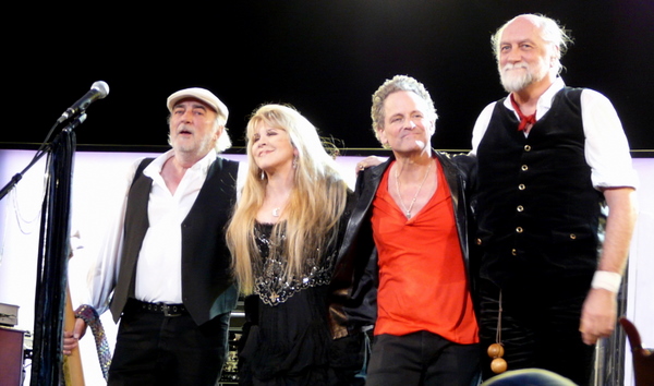 Fleetwood Mac im Jahr 2009:John McVie, Nicks, Buckingham und Fleetwood
